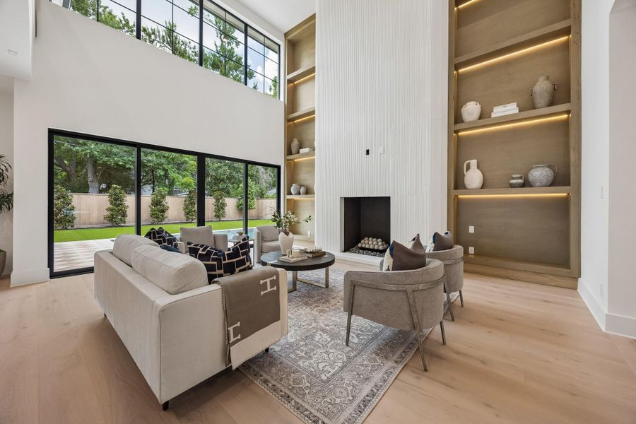 Furnished interior view inside a new home in , Houston (Image 14). Furnished interior view inside a new home in , Houston (Image 14).