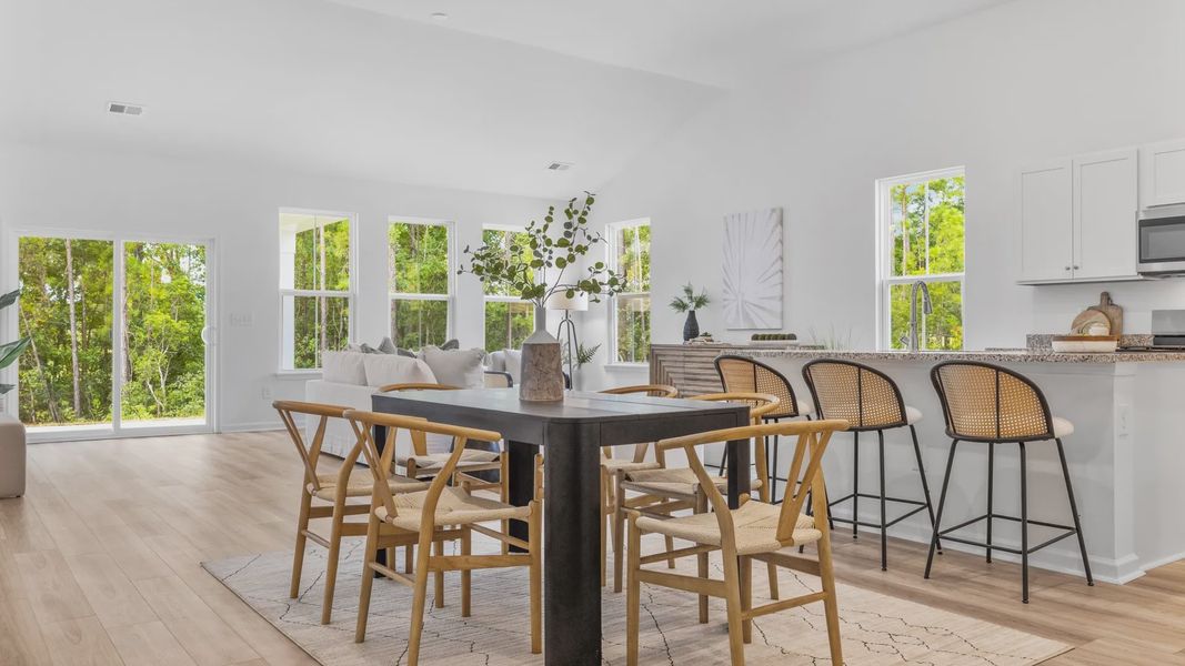 Furnished interior view inside a new home in Bluffs at Sun Colony, Longs (Image 7). Furnished interior view inside a new home in Bluffs at Sun Colony, Longs (Image 7).