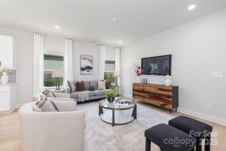 Furnished interior view inside a new home in , Charlotte (Image 13).