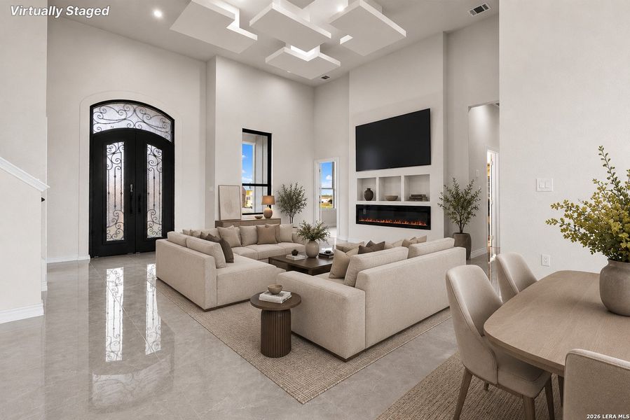 Furnished interior view inside a new home in , Atascosa (Image 5).