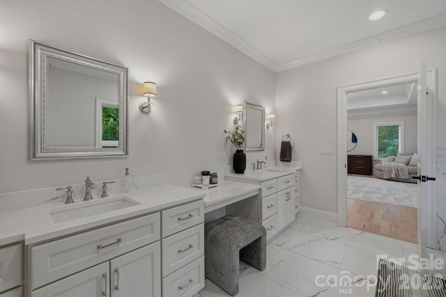 Furnished interior view inside a new home in , Charlotte (Image 14).