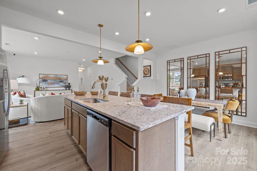 Representative Photo From Model- Kitchen and Breakfast Area
