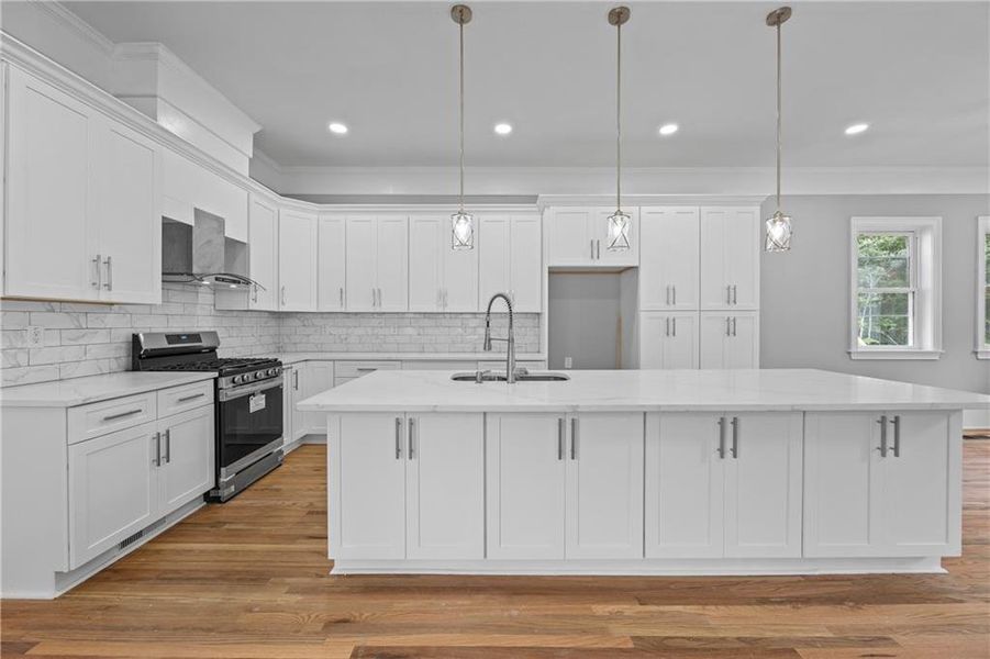 Furnished interior view inside a new home in , Fairburn (Image 6).