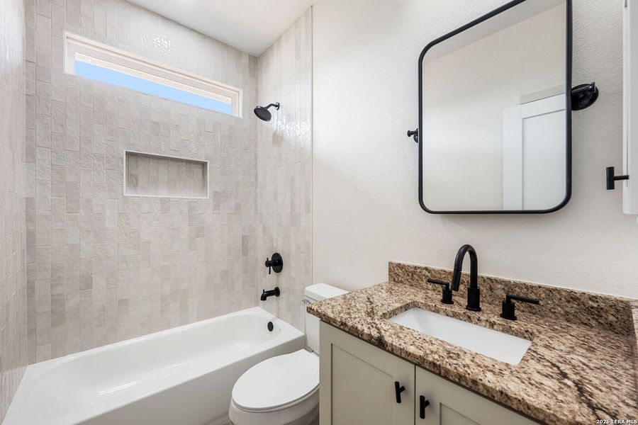 Furnished interior view inside a new home in , Von Ormy (Image 9). Furnished interior view inside a new home in , Von Ormy (Image 9).