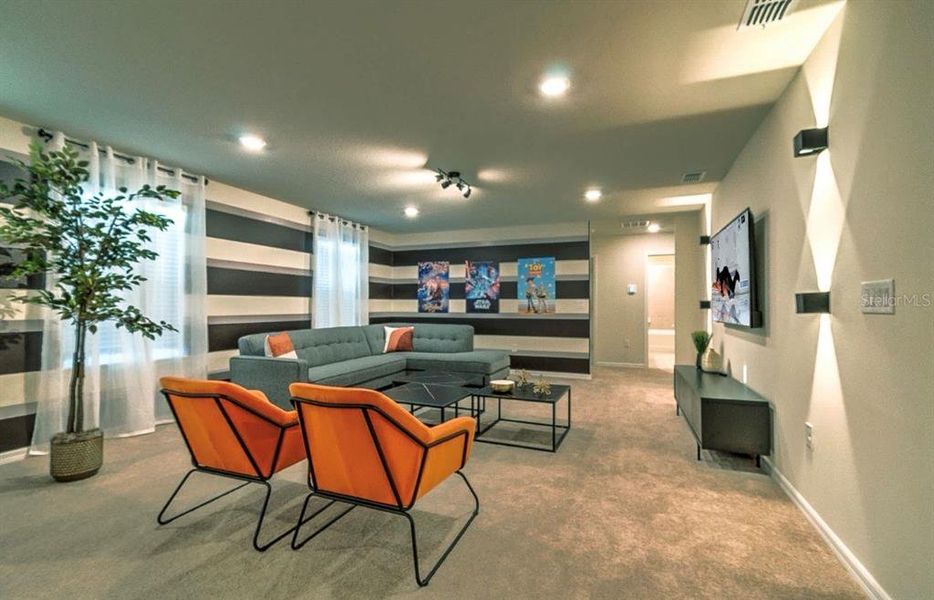 Furnished interior view inside a new home in , Clermont (Image 7).