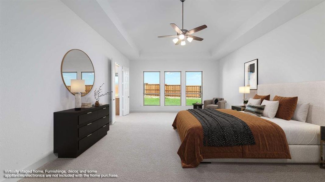 Furnished interior view inside a new home in Terraces 72', Rockwall (Image 12). Furnished interior view inside a new home in Terraces 72', Rockwall (Image 12).