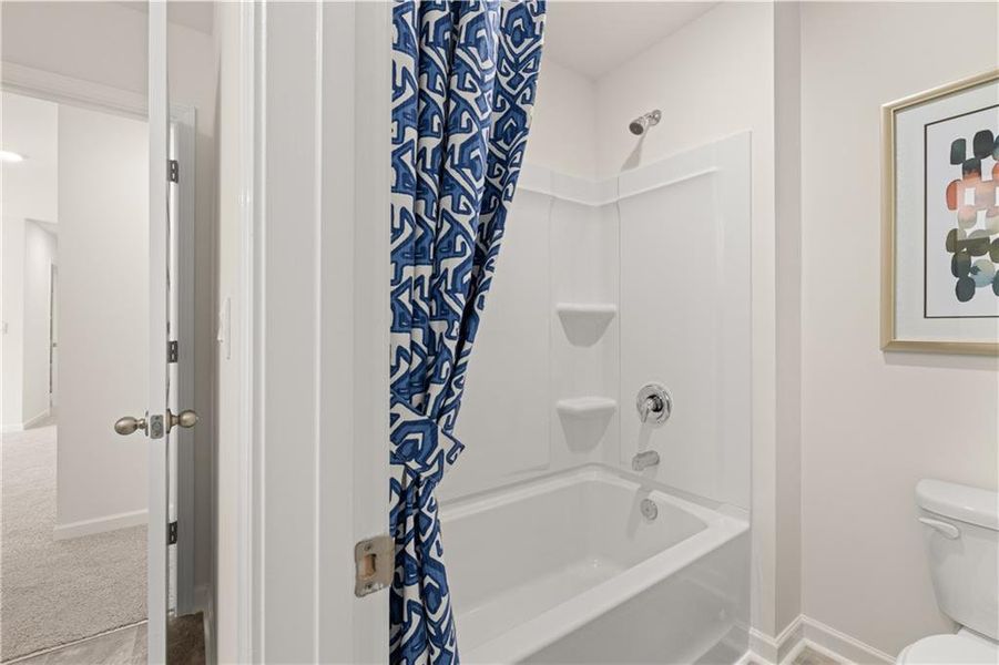 Furnished interior view inside a new home in Kingston Ranch at Lake Oconee, Buckhead (Image 20).