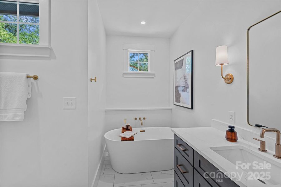 Furnished interior view inside a new home in , Charlotte (Image 8).