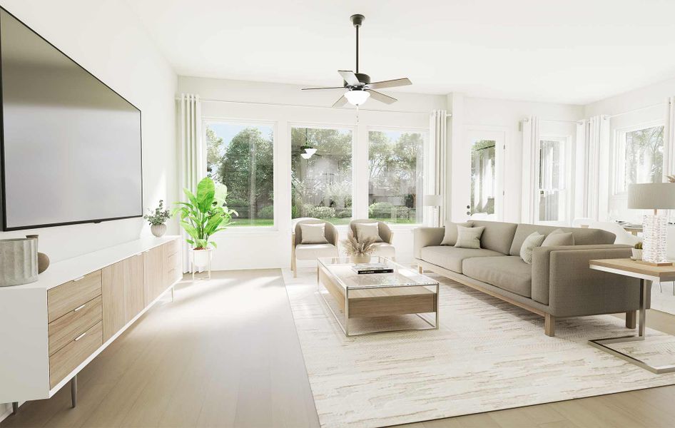 The Ayla - Family Room The Ayla - Family Room