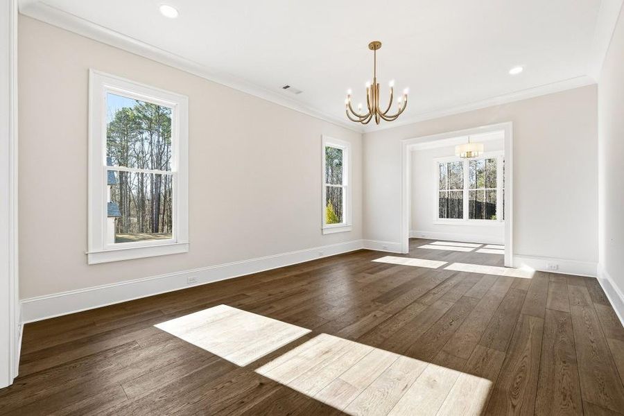Spacious, unfurnished interior of a new home in , Marietta (Image 21).