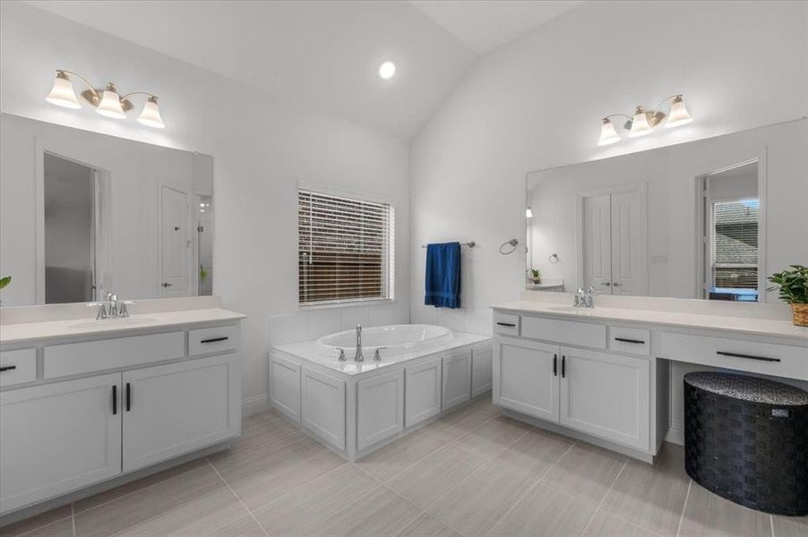 Furnished interior view inside a new home in Marine Creek Ranch, Fort Worth (Image 27).