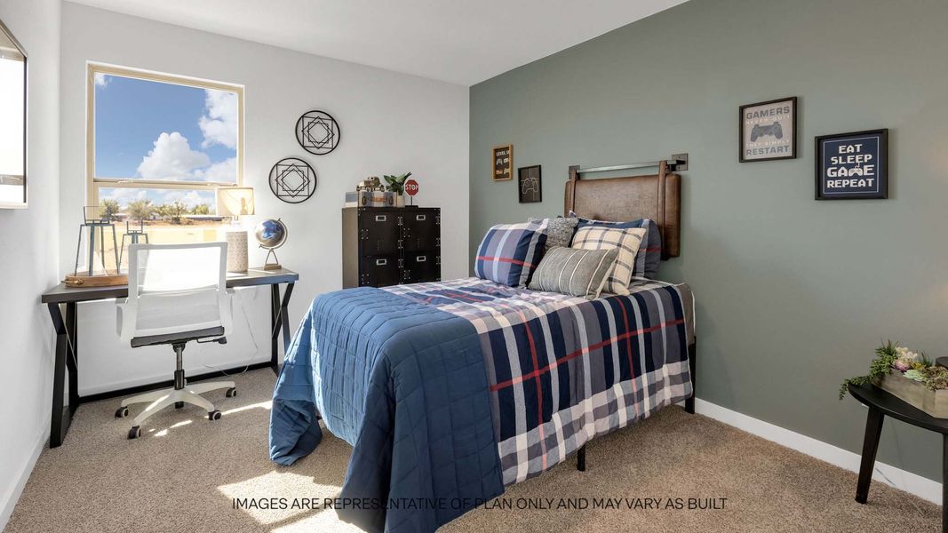 Furnished interior view inside a new home in Overlook West, Wolfforth (Image 18).