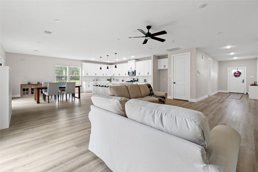 Furnished interior view inside a new home in , Spring (Image 21). Furnished interior view inside a new home in , Spring (Image 21).