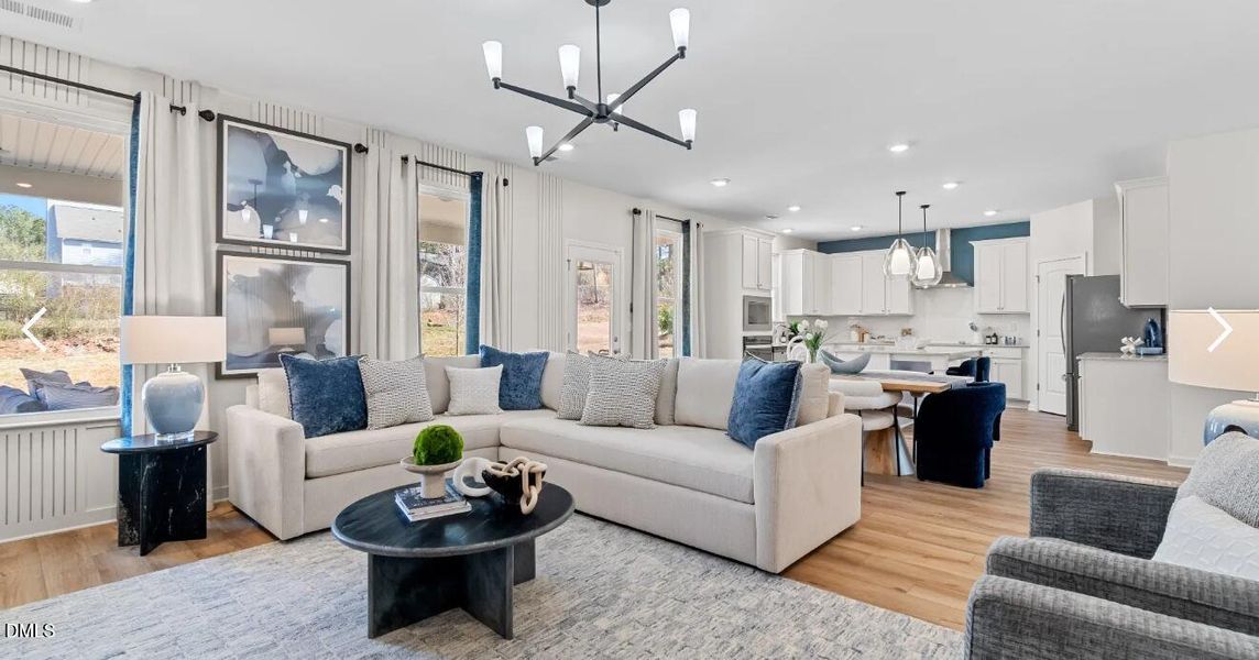 wynwood living room kitchen