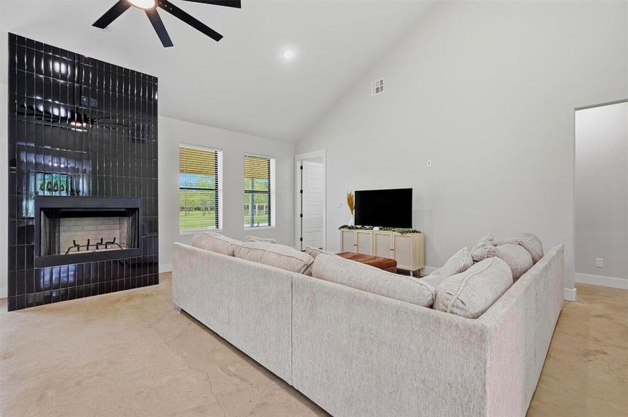 Furnished interior view inside a new home in , Denison (Image 10). Furnished interior view inside a new home in , Denison (Image 10).