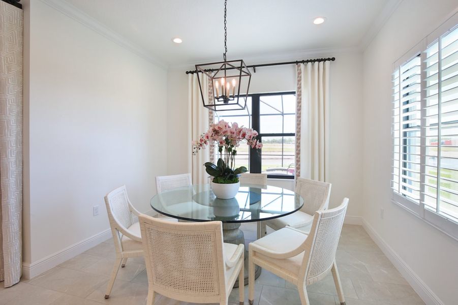 Furnished interior view inside a new home in Palm Grove, Lakewood Ranch (Image 12).
