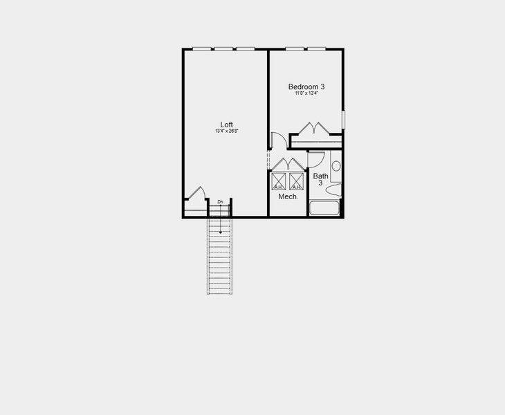 2D floor plan layout for the Florence by Taylor Morrison in Esplanade at St. Marys, St. Marys, GA (Image 4). 2D floor plan layout for the Florence by Taylor Morrison in Esplanade at St. Marys, St. Marys, GA (Image 4).