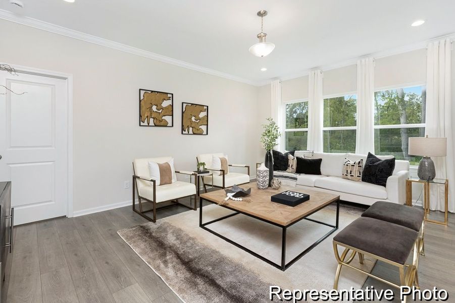 Furnished interior view inside a new home in Morrow Brook, Albemarle (Image 7).