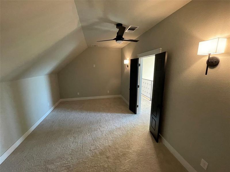 Media/gaming room on second floor