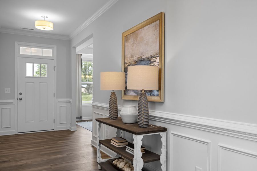 Representative furnished interior of a home built from the The Magnolia A by Davidson Homes LLC in Springvale South, Fuquay Varina (Image 13). Representative furnished interior of a home built from the The Magnolia A by Davidson Homes LLC in Springvale South, Fuquay Varina (Image 13).