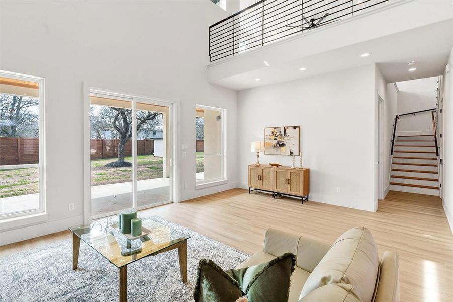 Furnished interior view inside a new home in , Willow Park (Image 13).