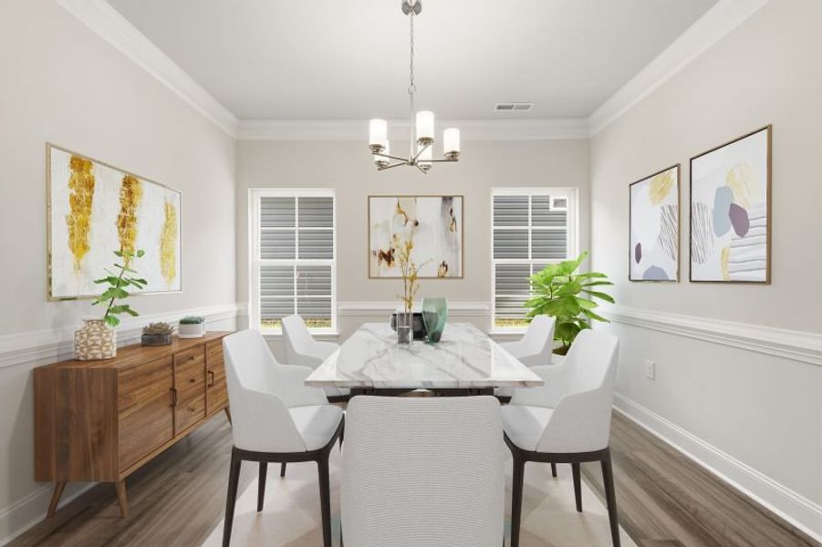 Furnished interior view inside a new home in Sullivans Reserve, Walkertown (Image 5).