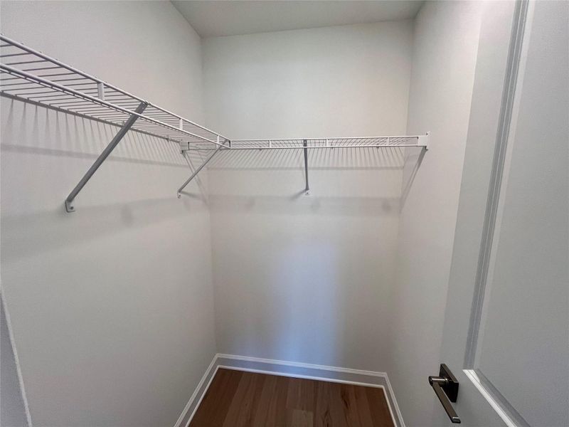 Master walk-in closet