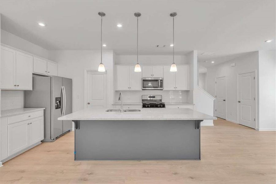 Furnished interior view inside a new home in The View at Groover's Lake, Lithia Springs (Image 9).