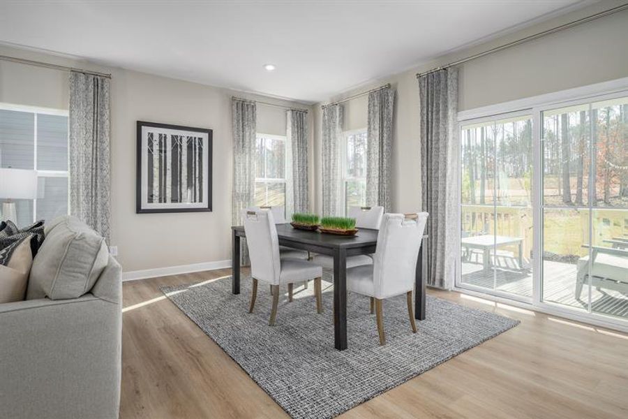 Furnished interior view inside a new home in Crutcher Station, Hendersonville (Image 8). Furnished interior view inside a new home in Crutcher Station, Hendersonville (Image 8).