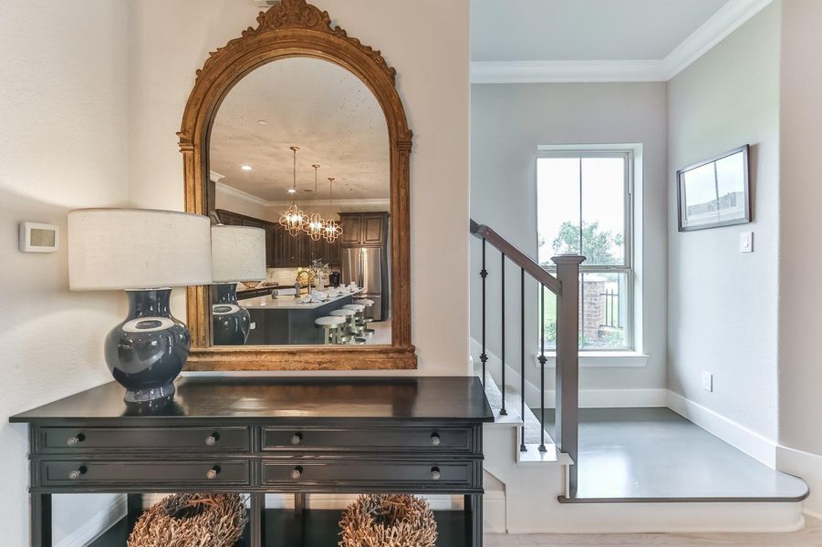 Furnished interior view inside a new home in , Sugar Land (Image 29).