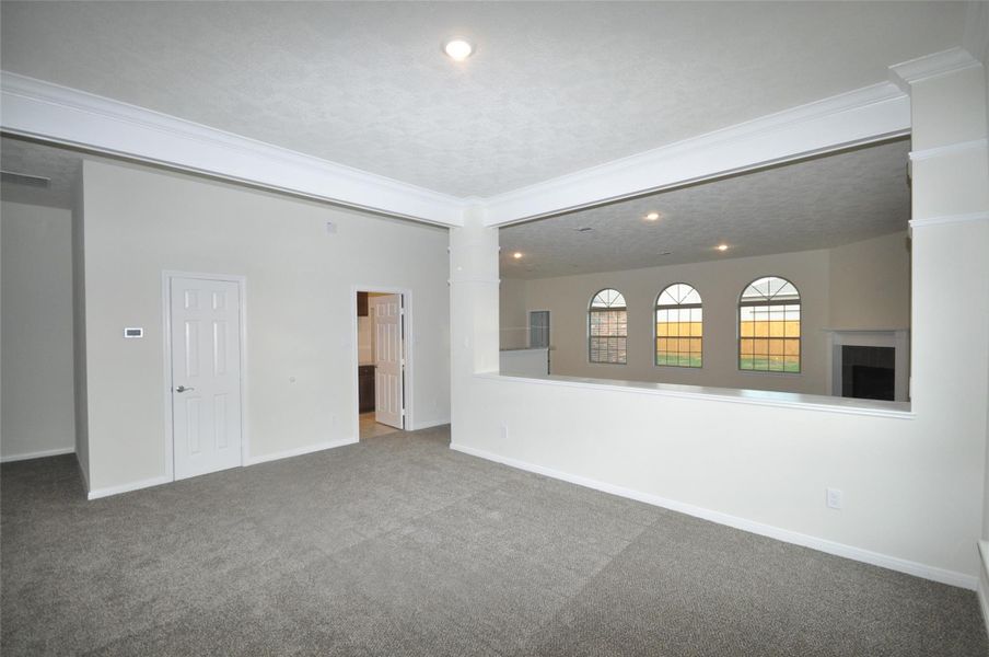 Spacious, unfurnished interior of a new home in Pedregal, League City (Image 36). Spacious, unfurnished interior of a new home in Pedregal, League City (Image 36).