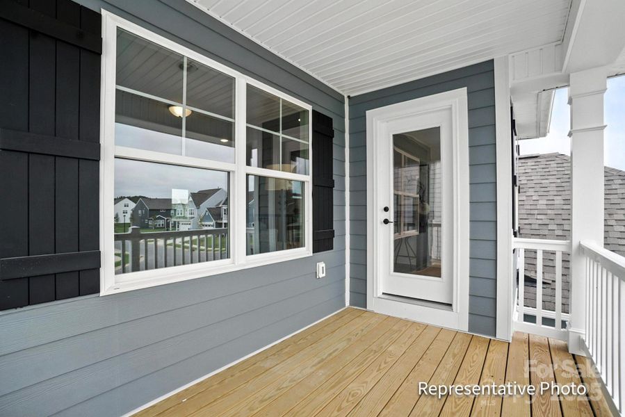 Exterior details and patio area of a home in Ashton Park, Monroe (Image 4).