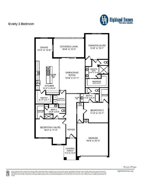 Everly - Home Layout