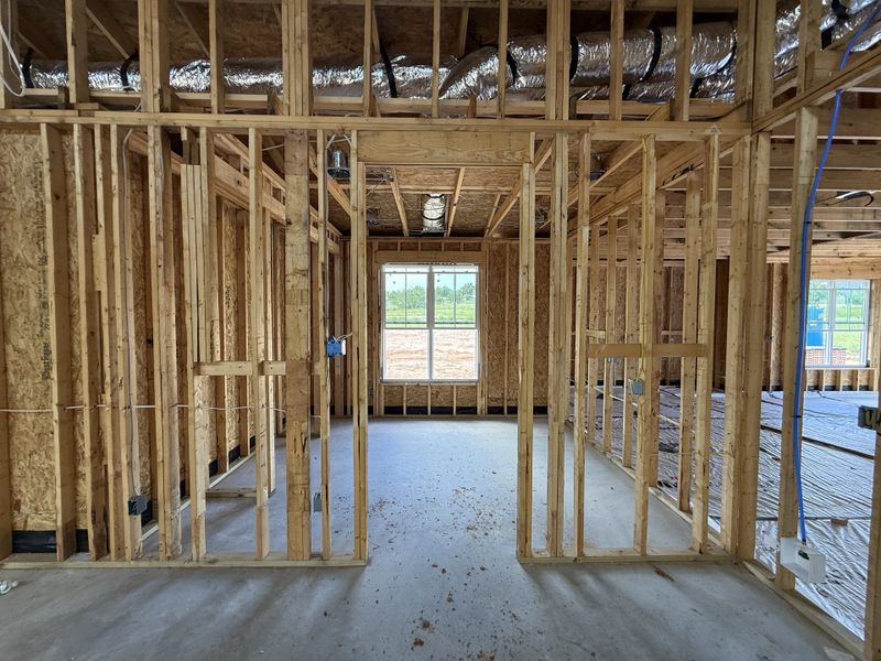 In-progress construction of a new home in Monarch Manor, Poolville, TX (Image 16).