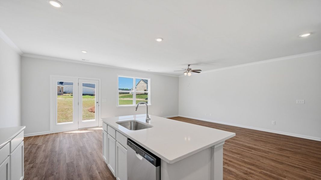 Furnished interior view inside a new home in Echo Glen, Stockbridge (Image 7).