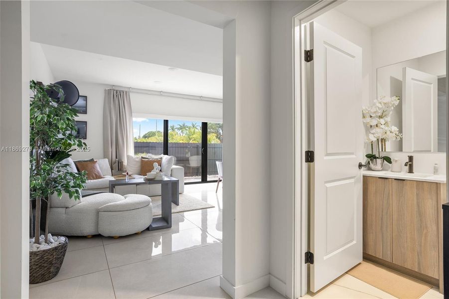 Furnished interior view inside a new home in , Florida City (Image 7).