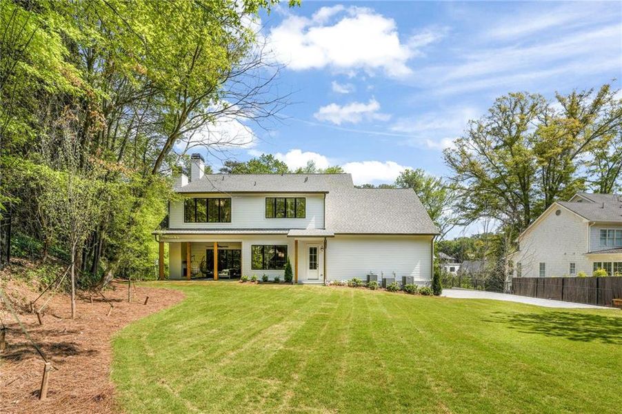 Exterior details and patio area of a home in , Atlanta (Image 4).