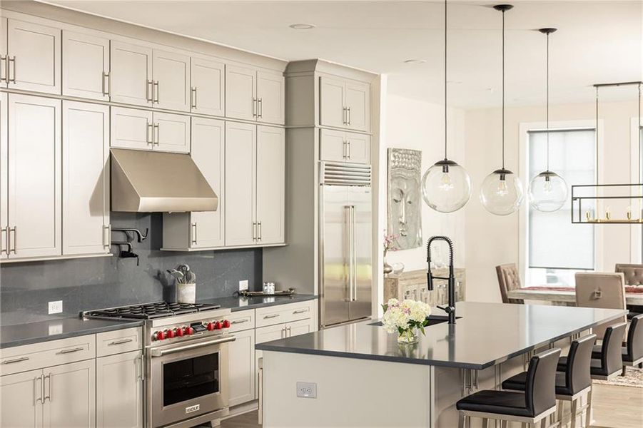 Furnished interior view inside a new home in , Atlanta (Image 19).