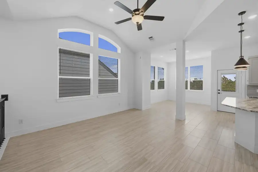 Representative unfurnished interior of a home built from the Margaux by Chesmar Homes in Bridgeland Chateau, Cypress (Image 42).