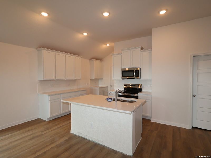 Furnished interior view inside a new home in Meadows at Clear Springs, New Braunfels (Image 8).