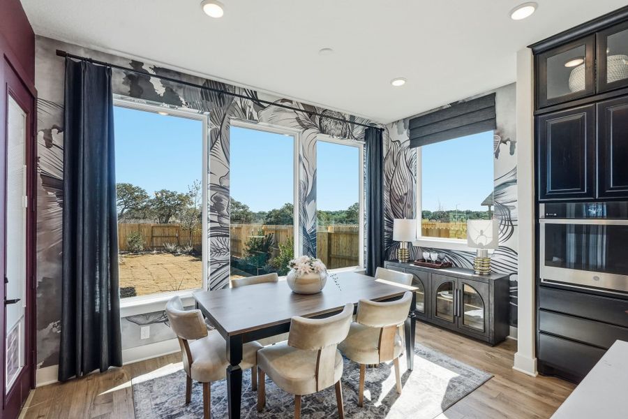 Furnished interior view inside a new home in Prominence, San Antonio (Image 36).