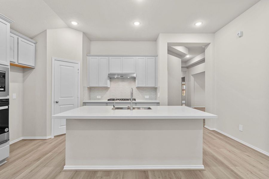 Furnished interior view inside a new home in The Highlands, Porter (Image 12).