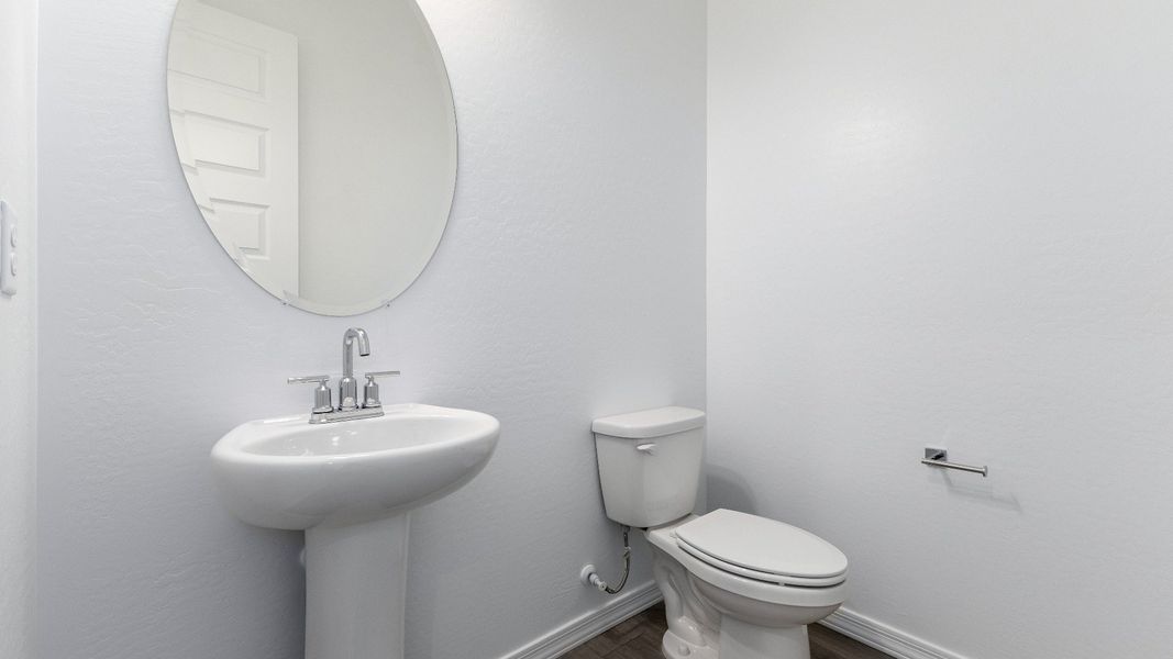 Representative furnished interior of a home built from the Granada by DRB Homes in Windrose, Waddell (Image 23).
