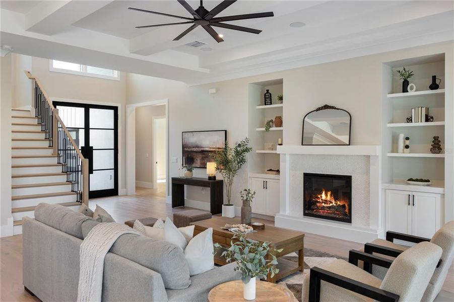 Furnished interior view inside a new home in Lake Sheen Sound, Orlando (Image 10).