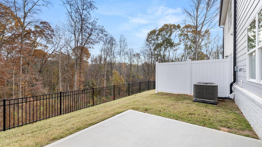 Representative exterior details of a home built from the Salisbury by D.R. Horton in Echo Glen, Stockbridge (Image 2).