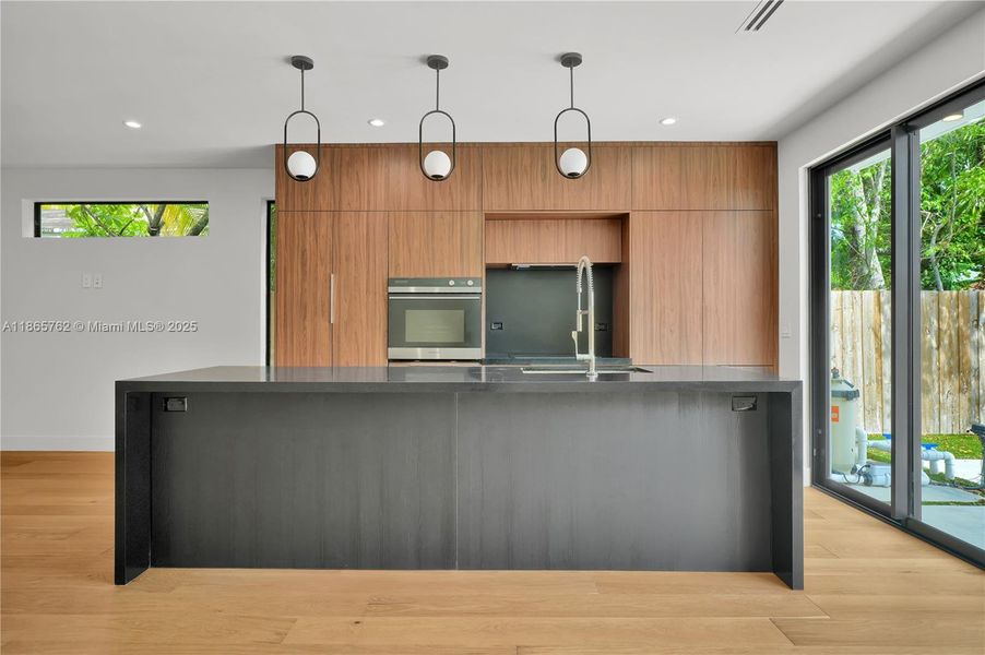 Furnished interior view inside a new home in , Miami (Image 8).