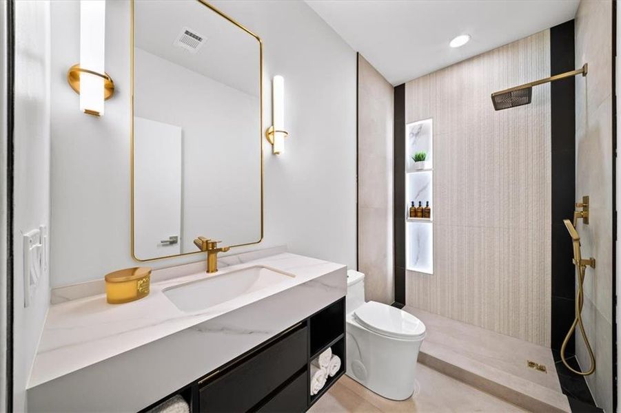 Furnished interior view inside a new home in , Atlanta (Image 15).