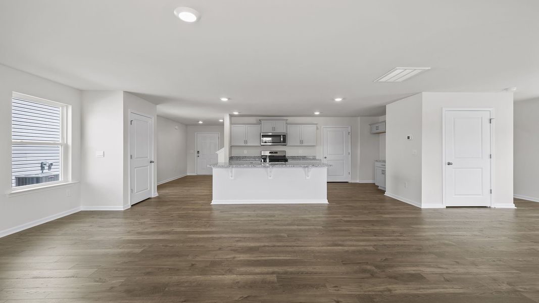 Spacious, unfurnished interior of a new home in Durbin Meadows, Fountain Inn (Image 18). Spacious, unfurnished interior of a new home in Durbin Meadows, Fountain Inn (Image 18).
