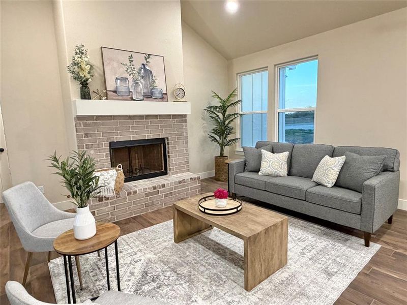 Furnished interior view inside a new home in , Weatherford (Image 6).