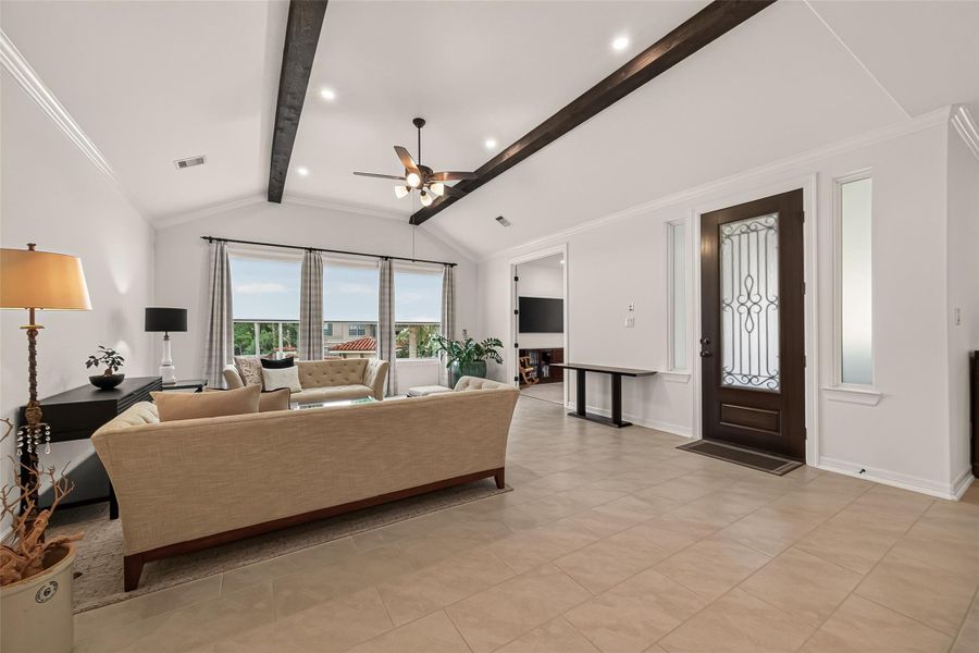 Furnished interior view inside a new home in , Houston (Image 15).
